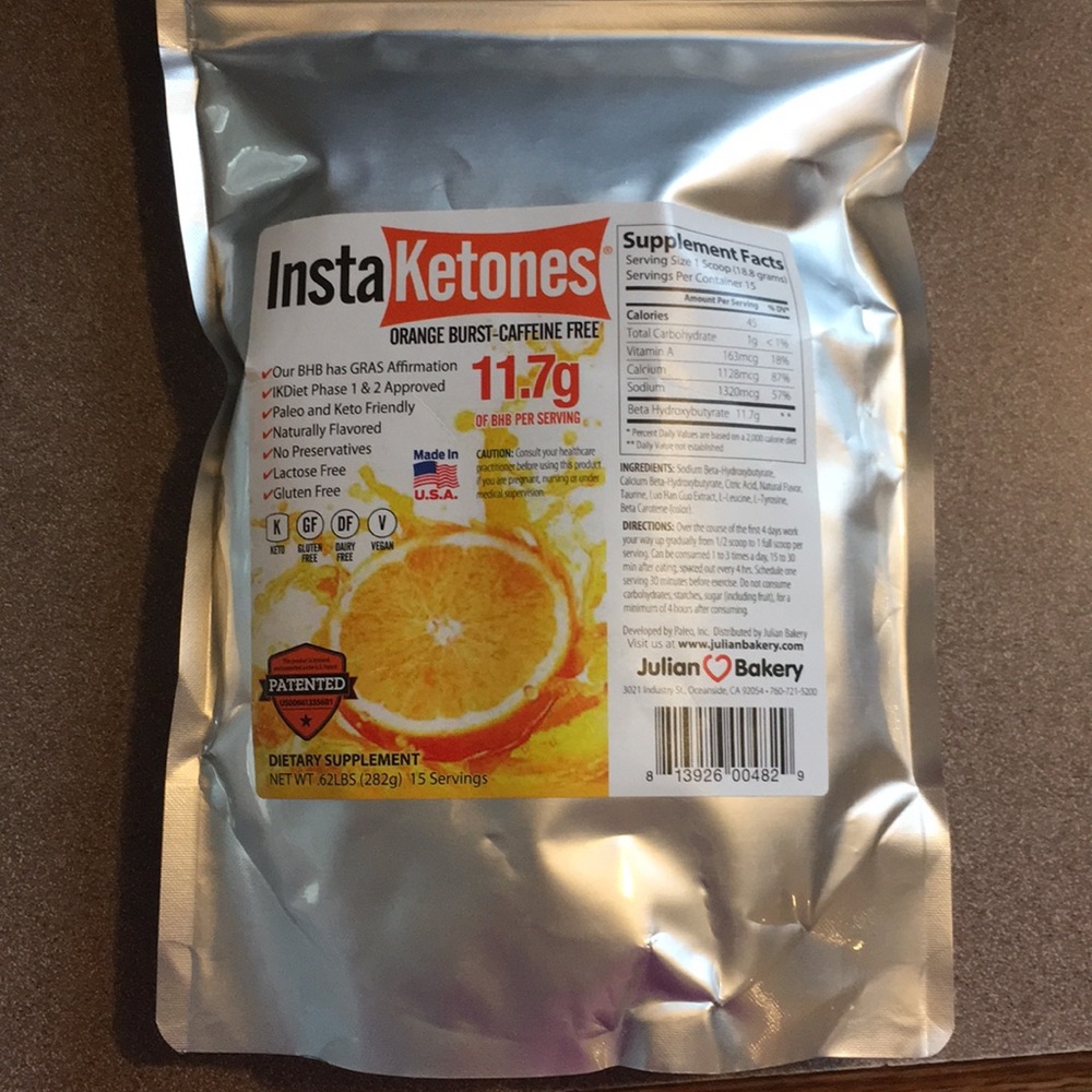 InstaKetones oranger burst flavor